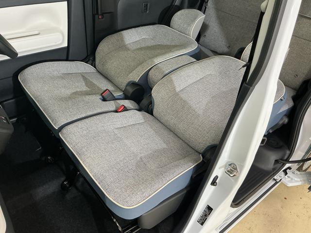 ムーヴキャンバス ストライプスＧ　届出済未使用車　両側リヤパワースライドドア　届出済未使用車　スマートアシスト　バックカメラ　両側リヤパワースライドドア　プッシュボタンエンジンスタート　ＬＥＤヘッドライト　コーナーセンサ　オートエアコン　オートライト　シートヒーター　ＡＢＳ（22枚目）