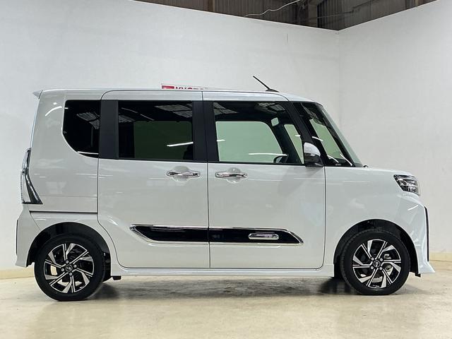 タント カスタムＸ　デモカー　全方位カメラ　両側電動スライドドア　デモカー　パノラマモニター　両側電動スライドドア　前席シートヒーター　前後コーナーセンサー　１４インチ純正アルミホイール　オートマチックハイビーム　オートブレーキホールド付き電子パーキング　スペアキー（14枚目）