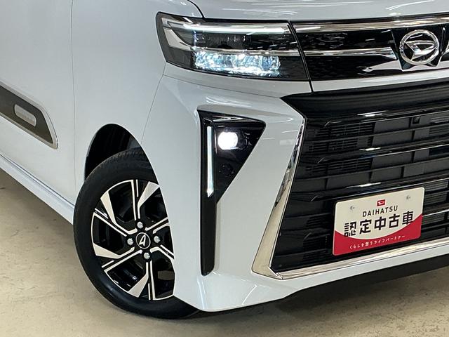 タント カスタムＸ　届出済み未使用車　パノラマモニター　電動スライド　届出済み未使用車　パノラマモニター　両側電動スライドドア　前席シートヒーター　前後コーナーセンサー　電子パーキング　オートブレーキホールド　オートマチックハイビーム　１４インチ純正アルミホイール（9枚目）