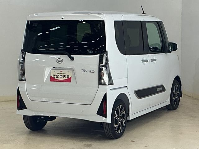 タント カスタムＸ　届出済み未使用車　パノラマモニター　電動スライド　届出済み未使用車　パノラマモニター　両側電動スライドドア　前席シートヒーター　前後コーナーセンサー　電子パーキング　オートブレーキホールド　オートマチックハイビーム　１４インチ純正アルミホイール（17枚目）