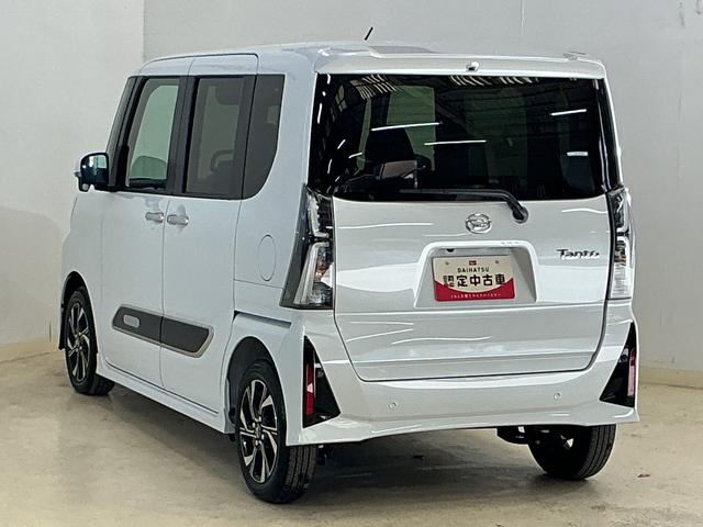 タント カスタムＸ　届出済み未使用車　パノラマモニター　電動スライド　届出済み未使用車　パノラマモニター　両側電動スライドドア　前席シートヒーター　前後コーナーセンサー　電子パーキング　オートブレーキホールド　オートマチックハイビーム　１４インチ純正アルミホイール（18枚目）