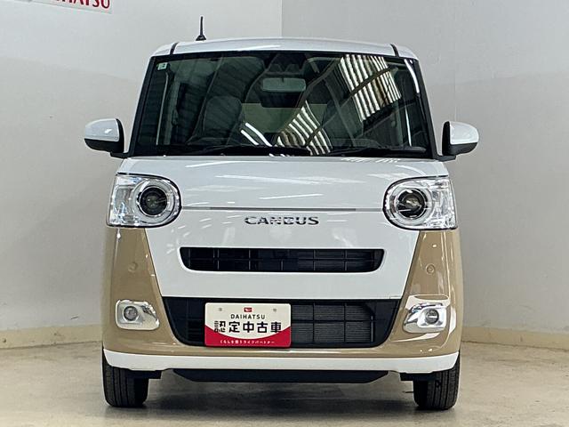 ムーヴキャンバス ストライプスＧ　届出済み未使用車　４ＷＤ　バックカメラ　届出済み未使用車　４ＷＤ　バックカメラ　両側電動スライドドア　前席シートヒーター　前後コーナーセンサー　ホッとカップホルダー　電子パーキング　オートブレーキホールド　オートマチックハイビーム　ＵＳＢ（7枚目）