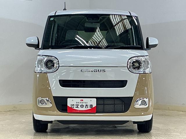 ムーヴキャンバス ストライプスＧ　届出済み未使用車　バックカメラ　電動スライド　届出済み未使用車　バックカメラ　両側電動スライドドア　前後コーナーセンサー　前席シートヒーター　電子パーキング　オートブレーキホールド　オートマチックハイビーム　ホッとカップホルダー　ＵＳＢ（6枚目）