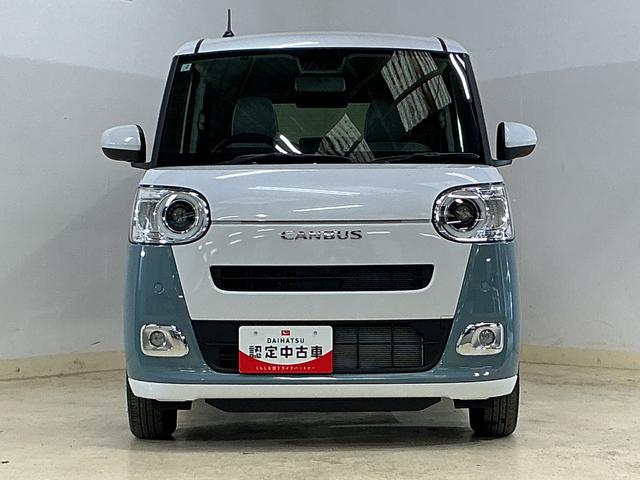 ムーヴキャンバス ストライプスＧ　届出済み未使用車　バックカメラ　電動スライド　届出済み未使用車　バックカメラ　両側電動スライドドア　前後コーナーセンサー　前席シートヒーター　ホッとカップホルダー　電子パーキング　オートブレーキホールド　オートマチックハイビーム　ＵＳＢ（7枚目）