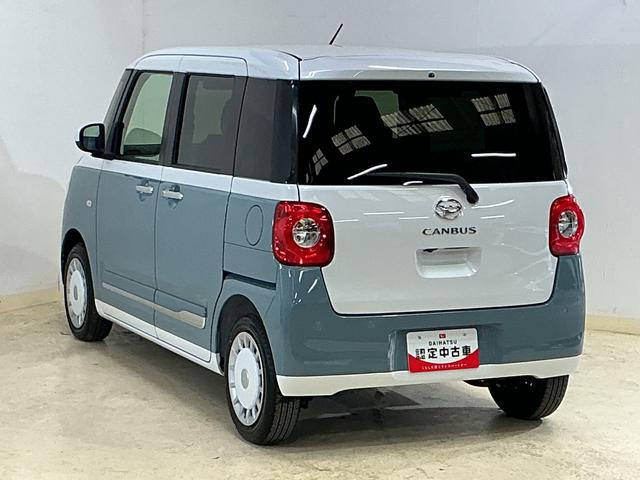 ムーヴキャンバス ストライプスＧ　届出済み未使用車　バックカメラ　電動スライド　届出済み未使用車　バックカメラ　両側電動スライドドア　前後コーナーセンサー　前席シートヒーター　ホッとカップホルダー　電子パーキング　オートブレーキホールド　オートマチックハイビーム　ＵＳＢ（16枚目）