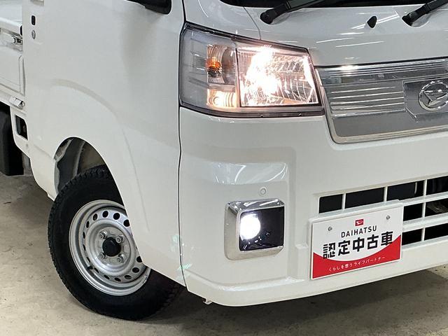 ハイゼットトラック ＥＸＴ　ワンオーナー　４ＷＤ　ＣＶＴ車　リアコーナーセンサー　ワンオーナー　４ＷＤ　ＣＶＴ車　リアコーナーセンサー　オートマチックハイビーム　３方開　荷台作業灯　オートライト　横滑り防止装置　スマアシ　アイドリングストップ　プッシュスタート　スマートキー（7枚目）