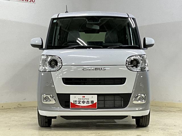 ムーヴキャンバス ストライプスＧ　届出済み未使用車　バックカメラ　届出済み未使用車　バックカメラ　両側電動スライドドア　前席シートヒーター　前後コーナーセンサー　電子パーキング　オートブレーキホールド　オートマチックハイビーム　ホットカップホルダー（7枚目）