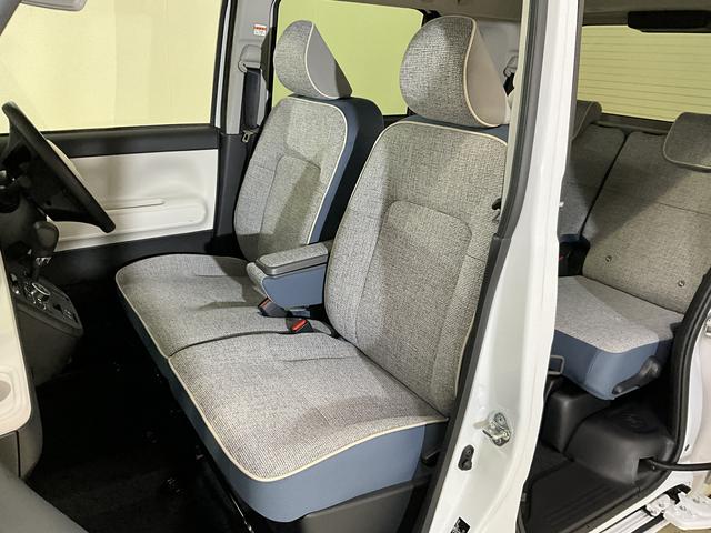 ムーヴキャンバス ストライプスＧ　届出済み未使用車　バックカメラ　届出済み未使用車　バックカメラ　両側電動スライドドア　前席シートヒーター　前後コーナーセンサー　電子パーキング　オートブレーキホールド　オートマチックハイビーム　ホットカップホルダー（21枚目）