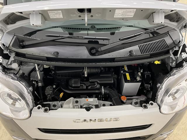 ムーヴキャンバス ストライプスＧ　届出済み未使用車　バックカメラ　届出済み未使用車　バックカメラ　両側電動スライドドア　前席シートヒーター　前後コーナーセンサー　電子パーキング　オートブレーキホールド　オートマチックハイビーム　ホットカップホルダー（60枚目）