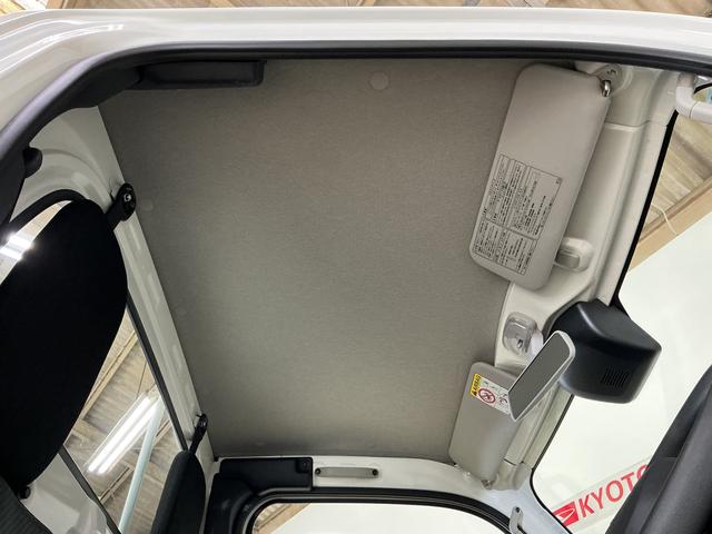 ハイゼットトラック スタンダード　４ＷＤ　ＣＶＴ　ラジオデッキ　コーナーセンサー　４ＷＤ　ＣＶＴ車　ラジオデッキ　前後コーナーセンサー　３方開　オートマチックハイビーム　衝突軽減ブレーキ　１２Ｖ電源ソケット　横滑り防止装置　アイドリングストップ　オートライト　スペアキー（31枚目）