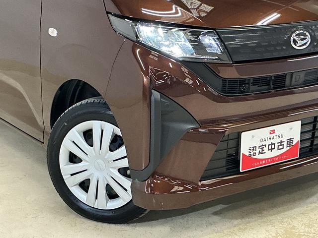 ムーヴ Ｘ　助手席側リヤパワースライドドア　スマートアシスト　助手席側リヤパワースライドドア　プッシュボタンエンジンスタート　スマートアシスト　ＬＥＤヘッドライト　オートライト　オートエアコン　コーナーセンサー　電動格納式ドアミラー　ホイールキャップ　ＡＢＳ（6枚目）