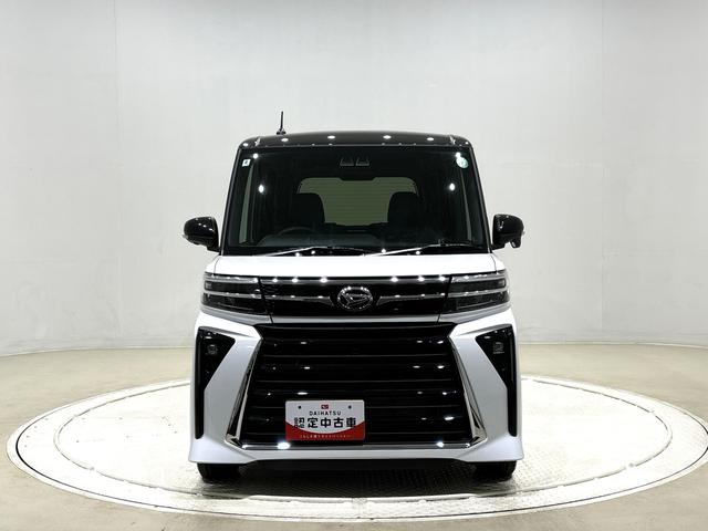 タント カスタムＲＳ　パノラマモニター　電動パーキングブレーキ　ＬＥＤオートライト　パワースライドドアウェルカムオープン機能　電動パーキングブレーキ　運転席助手席シートヒーター　アルミホイール　キーフリーシステム　　オート電動格納式ドアミラー（6枚目）