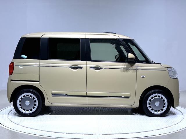 ムーヴキャンバス セオリーＧターボ　２ＷＤ　ＣＶＴ車　バックカメラ　ＬＥＤヘッドランプ＆フォグランプ　オート電動格納ドアミラー　キーフリーシステム　両側電動スライドドア　運転席・助手席シートヒーター　オートエアコン　アダプティブクルーズコントロール（7枚目）