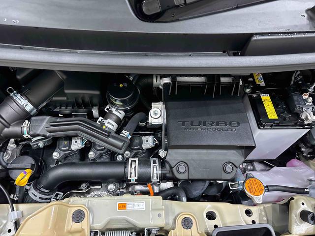 ムーヴキャンバス セオリーＧターボ　２ＷＤ　ＣＶＴ車　バックカメラ　ＬＥＤヘッドランプ＆フォグランプ　オート電動格納ドアミラー　キーフリーシステム　両側電動スライドドア　運転席・助手席シートヒーター　オートエアコン　アダプティブクルーズコントロール（43枚目）