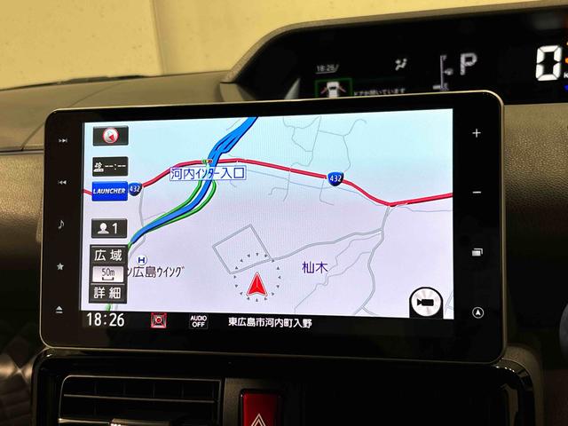 タント カスタムＲＳ　ナビ　バックカメラ　ＥＴＣ　ＬＥＤオートライト　パワースライドドアウェルカムオープン機能　運転席ロングスライドシ－ト　助手席ロングスライド　助手席イージークローザー　運転席助手席シートヒーター　１５インチアルミホイール（6枚目）
