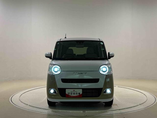 ムーヴキャンバス ストライプスＧターボ　ＬＥＤオートライト・フォグランプ　電動パーキングブレーキ　プッシュボタンスタート　セキュリティアラーム　バックカメラ　両側パワースライドドアウエルカムオープン機能　オート電動格納式ドアミラー（44枚目）