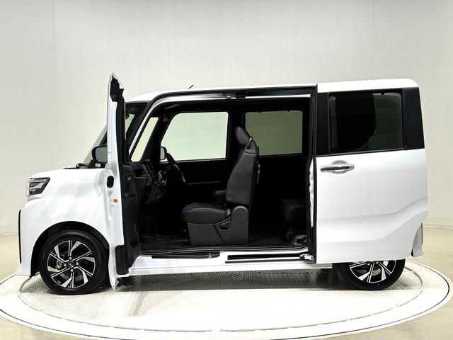 タント カスタムＸ　ＬＥＤオートライト　パワースライドドアウェルカムオープン機能　オート電動格納式ドアミラー　助手席ロングスライド　助手席イージークローザー　アルミホイール　キーフリーシステム（8枚目）
