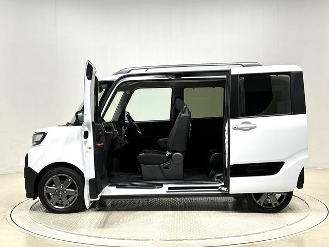 タント ファンクロスターボ 電動パーキングブレーキ LEDオートライト パワースライドドアウェルカムオープン機能 電動パーキングブレーキ 運転席助手席シートヒーター アルミホイール キーフリーシステム  オート電動格納式ドアミラー(8枚目)