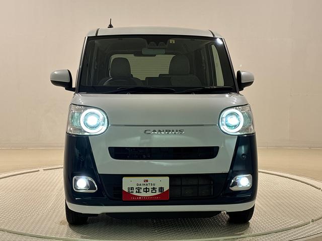 ムーヴキャンバス ストライプスＧターボ　バックカメラ　前席シートヒーター付　ＬＥＤヘッドライト　ＬＥＤフォグランプ　両側電動スライドドア　ＳＲＳサイドエアバッグ　プッシュボタンスタート　オートライト　オートハイビーム　オートホールドブレーキ機能付電動パーキングブレーキ（43枚目）