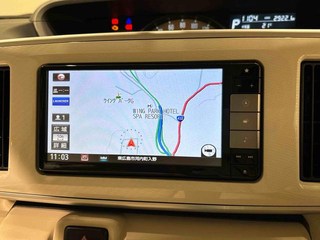 ムーヴキャンバス Ｇ　ＳＡＩＩＩ　ナビ　バックカメラ　ドラレコ　ＥＴＣ　ＬＥＤヘッドランプ　置き楽ボックス　オートライト　プッシュボタンスタート　セキュリティアラーム　両側パワースライドドア　キーフリーシステム　　オート電動格納式ドアミラー（6枚目）