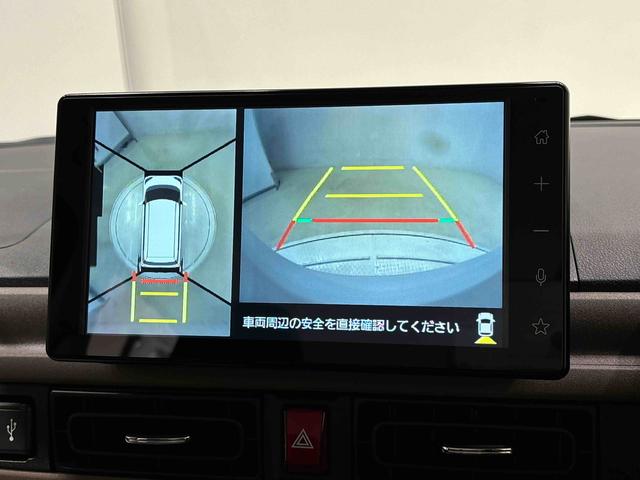 ムーヴキャンバス セオリーＧターボ　９インチディスプレイオーディオ　パノラマ　ＬＥＤオートライト・フォグランプ　電動パーキングブレーキ　プッシュボタンスタート　セキュリティアラーム　バックカメラ　両側パワースライドドアウエルカムオープン機能　オート電動格納式ドアミラー（7枚目）