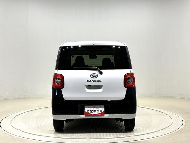 ムーヴキャンバス ストライプスＧ　バックカメラ　電動パーキングブレーキ　ＬＥＤオートライト・フォグランプ　電動パーキングブレーキ　プッシュボタンスタート　セキュリティアラーム　バックカメラ　両側パワースライドドアウエルカムオープン機能　オート電動格納式ドアミラー（9枚目）