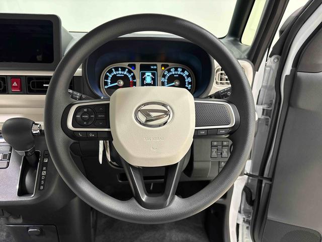 ムーヴキャンバス ストライプスＧ　バックカメラ　電動パーキングブレーキ　ＬＥＤオートライト・フォグランプ　電動パーキングブレーキ　プッシュボタンスタート　セキュリティアラーム　バックカメラ　両側パワースライドドアウエルカムオープン機能　オート電動格納式ドアミラー（12枚目）