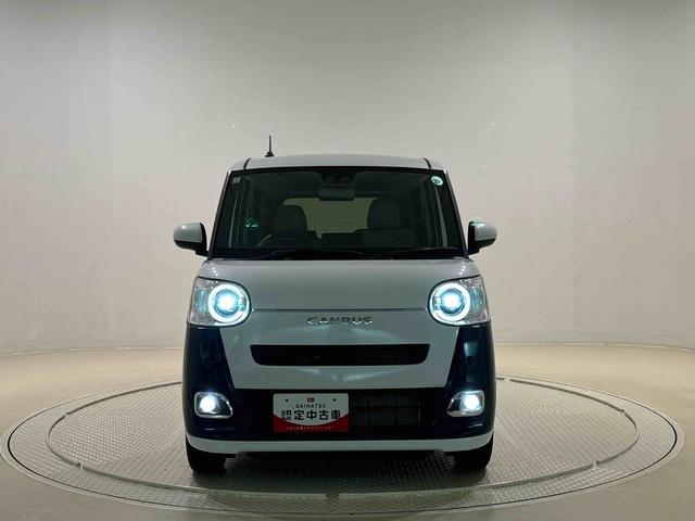 ムーヴキャンバス ストライプスＧ　バックカメラ　電動パーキングブレーキ　ＬＥＤオートライト・フォグランプ　電動パーキングブレーキ　プッシュボタンスタート　セキュリティアラーム　バックカメラ　両側パワースライドドアウエルカムオープン機能　オート電動格納式ドアミラー（44枚目）