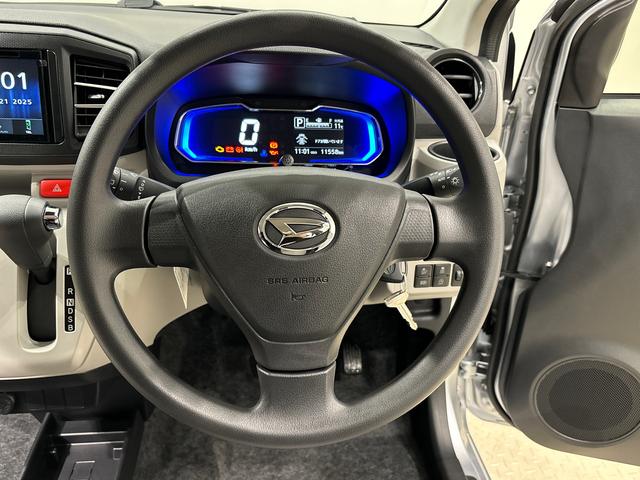 ミライース Ｘ　リミテッドＳＡＩＩＩ　ディスプレイオーディオ　バックカメラ　ＬＥＤヘッドランプ　セキュリティアラーム　コーナーセンサー　１４インチフルホイールキャップ　キーレスエントリー　電動格納式ドアミラーマニュアルエアコン（13枚目）