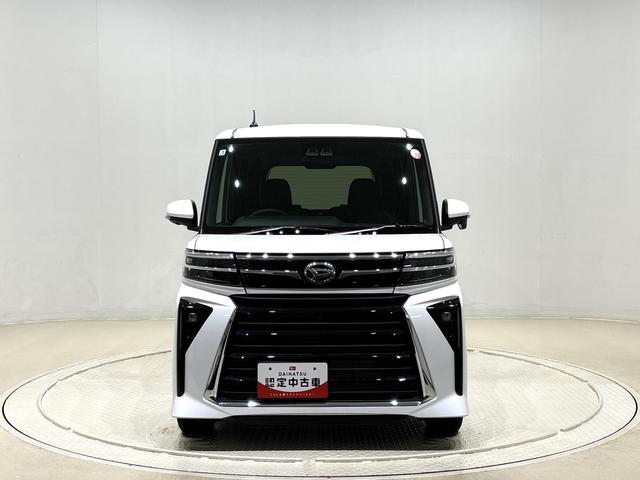タント カスタムＲＳ　両側パワースライドドア　ターボ付き　パノラマモニター対応純正ナビ装着用アップグレードパック　運転席・助手席シートヒーター　本革巻ステアリングホイール　電動パーキングブレーキブレーキ　オートブレーキホールド機能　オートライト（6枚目）