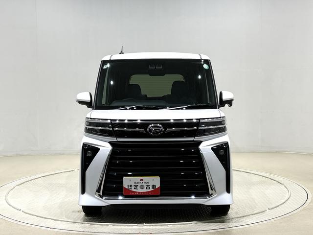 タント カスタムRS 4WD コーナーセンサー バックカメラ付き LEDオートライト パワースライドドアウェルカムオープン機能 電動パーキングブレーキ 運転席助手席シートヒーター アルミホイール キーフリーシステム オート電動格納式ドアミラー(6枚目)