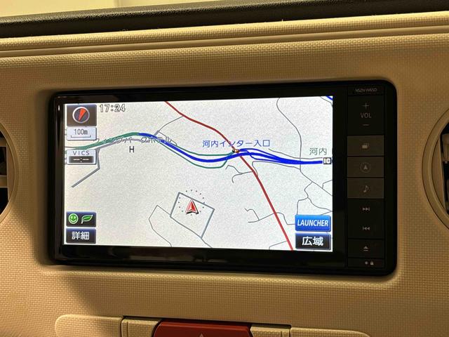 ミラココア ココアX 純正7インチナビ バックモニター キーフリー 純正7インチナビ フルセグ オートエアコン キーフリーフルホイールキャップ アイドリングストップ 電動格納式ドアミラー(6枚目)