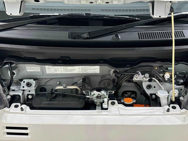 ハイゼットカーゴ DX 4WD AM・FMラジオ マニュアルエアコン ハロゲンヘッドランプ キーレスエントリー オーバーヘッドシェルフ 荷室ランプ AM・FMラジオ テンパータイヤ スチールホイール マニュアルエアコン(38枚目)