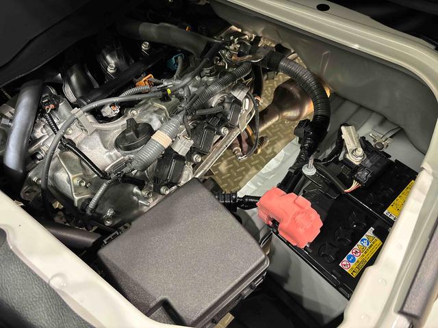 ハイゼットカーゴ DX 4WD AM・FMラジオ マニュアルエアコン ハロゲンヘッドランプ キーレスエントリー オーバーヘッドシェルフ 荷室ランプ AM・FMラジオ テンパータイヤ スチールホイール マニュアルエアコン(40枚目)