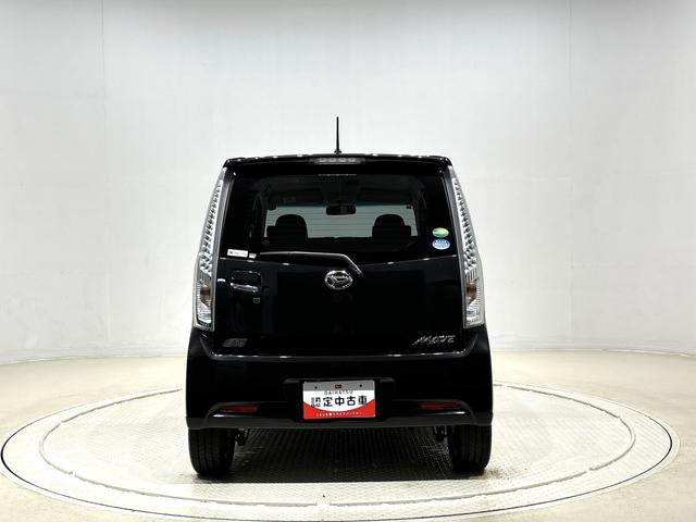 ムーヴ カスタム　ＲＳ　７インチフルセグナビ　バックカメラ　ターボ車　ＥＴＣ　ＨＩＤヘッドライト　オートライト　純正ワイドバイザー　純正カーペットマット　プッシュボタンスタート　アイドリングストップ　オートエアコン　セキュリティアラーム　１５インチアルミホイール（12枚目）
