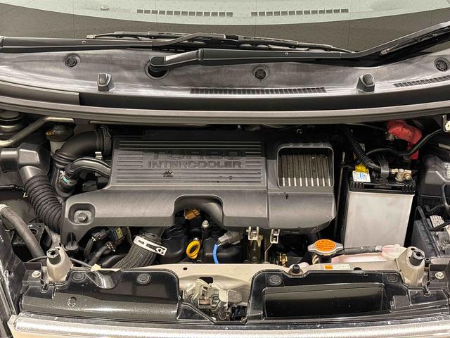 ムーヴ カスタム　ＲＳ　７インチフルセグナビ　バックカメラ　ターボ車　ＥＴＣ　ＨＩＤヘッドライト　オートライト　純正ワイドバイザー　純正カーペットマット　プッシュボタンスタート　アイドリングストップ　オートエアコン　セキュリティアラーム　１５インチアルミホイール（38枚目）