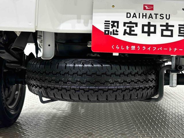 ハイゼットトラック スタンダード 5MT ETC車載器 AM/FMラジオ ハロゲンヘッドランプ 運転席SRSエアバック 電動式パワーステアリング AM/FMラジオ あゆみ板掛けテールゲート スペアタイヤ ガードフレーム(33枚目)