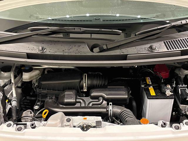 ムーヴキャンバス ストライプスG 保温機能付きドリンクホルダー シートヒーター 後席両側パワースライドドア バックモニター オートライト サイドエアバッグ 電動パーキングブレーキ オートエアコン LEDヘッドライト・フォグランプ キーフリーシステム プッシュボタンスタート(43枚目)