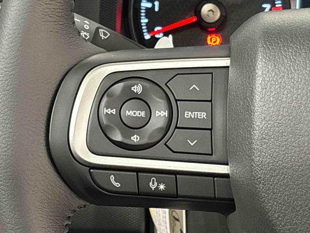 タフト G クロムベンチャー 運転席・助手席シートヒーター 純正ナビ装着用アップグレードパック 電動パーキングブレーキブレーキ オートブレーキホールド機能 本革巻ステアリングホイール リバース連動リヤワイパー 15インチアルミホイール キーフリーシステム(14枚目)