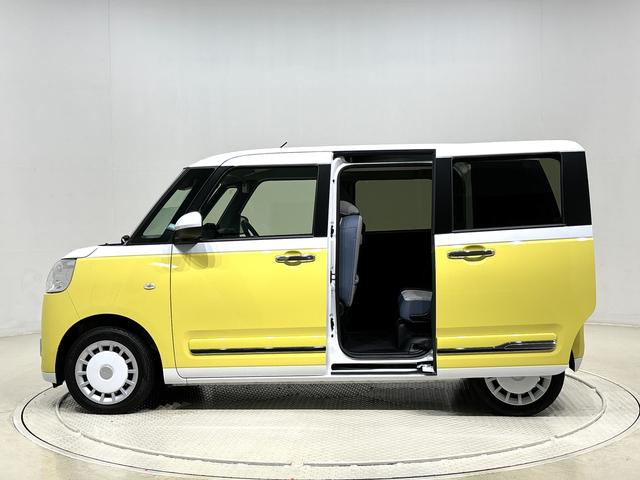 ムーヴキャンバス ストライプスG LEDオートライト・フォグランプ 電動パーキングブレーキ プッシュボタンスタート セキュリティアラーム バックカメラ 両側パワースライドドアウエルカムオープン機能 オート電動格納式ドアミラー(8枚目)