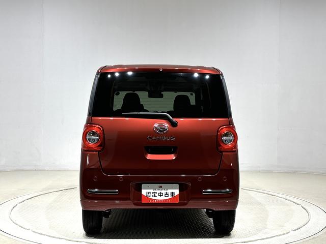 ムーヴキャンバス セオリーG キーフリーシステム シートヒーター LEDヘッドランプ・フォグランプ 電動パーキングブレーキ プッシュボタンスタート セキュリティアラーム バックカメラ 両側パワースライドドアウエルカムオープン機能 オート電動格納式ドアミラー(9枚目)