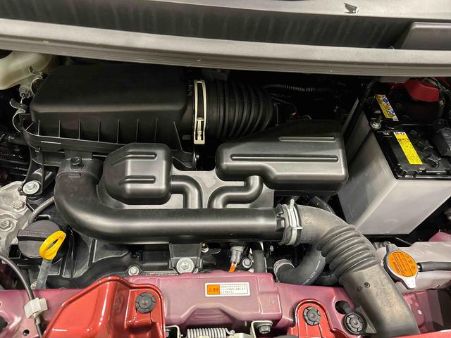 ムーヴキャンバス セオリーG キーフリーシステム シートヒーター LEDヘッドランプ・フォグランプ 電動パーキングブレーキ プッシュボタンスタート セキュリティアラーム バックカメラ 両側パワースライドドアウエルカムオープン機能 オート電動格納式ドアミラー(43枚目)