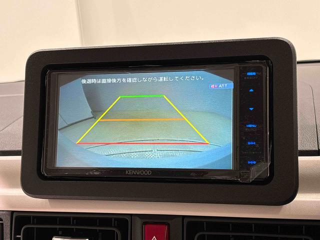 ムーヴキャンバス ストライプスＧ　ナビ・バックカメラ　ＬＥＤオートライト・フォグランプ　電動パーキングブレーキ　プッシュボタンスタート　セキュリティアラーム　バックカメラ　両側パワースライドドアウエルカムオープン機能　オート電動格納式ドアミラー（7枚目）