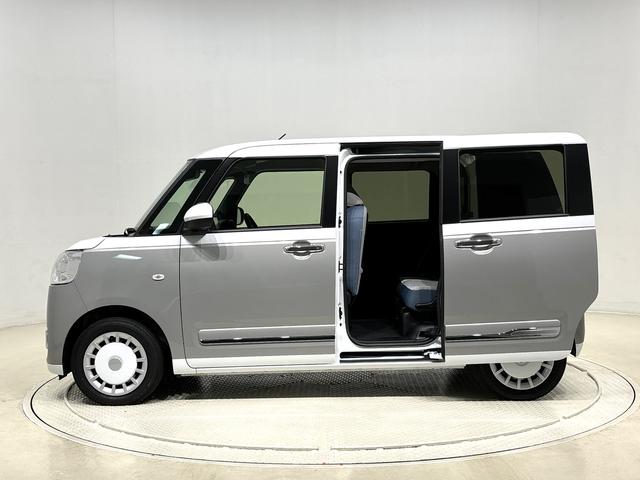 ムーヴキャンバス ストライプスＧ　ナビ・バックカメラ　ＬＥＤオートライト・フォグランプ　電動パーキングブレーキ　プッシュボタンスタート　セキュリティアラーム　バックカメラ　両側パワースライドドアウエルカムオープン機能　オート電動格納式ドアミラー（10枚目）