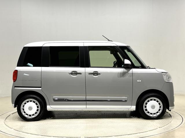 ムーヴキャンバス ストライプスG バックモニター 電動パーキングブレーキ LEDオートライト・フォグランプ 電動パーキングブレーキ プッシュボタンスタート セキュリティアラーム バックカメラ 両側パワースライドドアウエルカムオープン機能 オート電動格納式ドアミラー(7枚目)