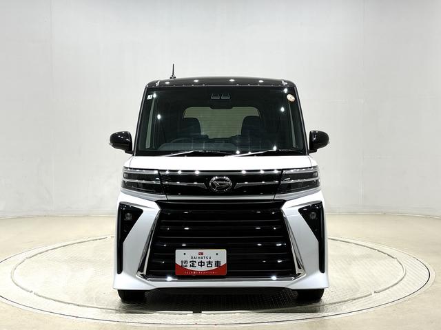 タント カスタムRS ターボ 両側電動スライドドア キーフリー 純正ナビ装着用アップグレードパック 運転席・助手席シートヒーター 電動パーキングブレーキ オートブレーキホールド機能 格納式リヤドアサンシェード 運転席シートリフター チルトステアリング(6枚目)