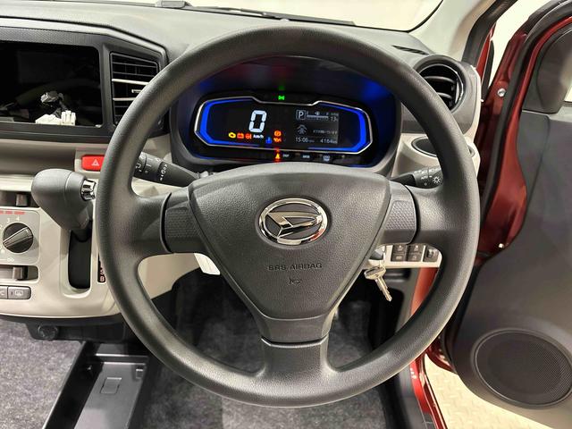 ミライース Ｘ　リミテッドＳＡＩＩＩ　ＬＥＤヘッドライト　バックカメラ付　キーレスエントリーシステム　電動格納式ドアミラー　オートライト　オートハイビーム　マニュアルレベリング　オーディオレス　セキュリティアラーム　前後コーナーセンサー　１４インチフルホイールキャップ（12枚目）