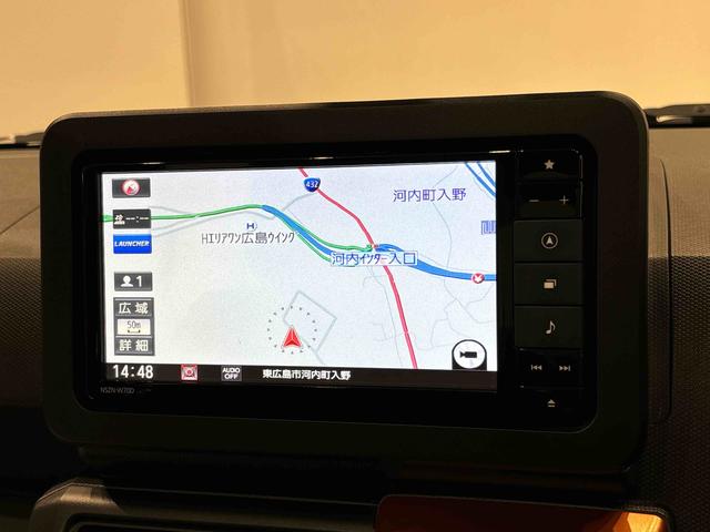 タフト G バックモニター ナビ ETC車載器 ドライブレコーダー スカイフィールトップ LEDオートライト オートハイビーム フロントフォグランプ 運転席/助手席シートヒーター プッシュボタンスタート キーフリーシステム 電動パーキングブレーキ アルミホイール(7枚目)