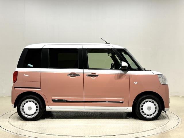 ムーヴキャンバス ストライプスG 電子パーキング 両側パワースライドドア LEDオートライト・フォグランプ 電動パーキングブレーキ プッシュボタンスタート セキュリティアラーム バックカメラ 両側パワースライドドアウエルカムオープン機能 オート電動格納式ドアミラー(7枚目)