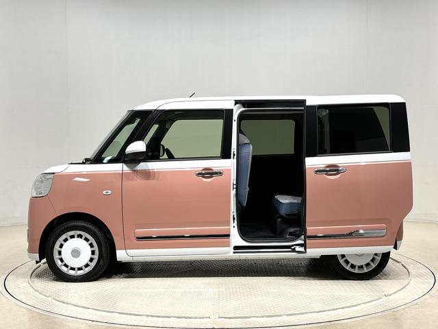 ムーヴキャンバス ストライプスG 電子パーキング 両側パワースライドドア LEDオートライト・フォグランプ 電動パーキングブレーキ プッシュボタンスタート セキュリティアラーム バックカメラ 両側パワースライドドアウエルカムオープン機能 オート電動格納式ドアミラー(8枚目)